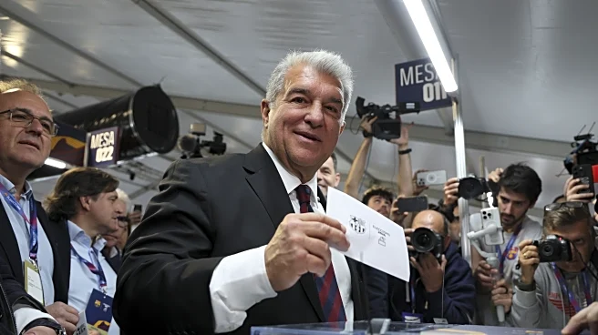 Joan Laporta on course for landslide win in Barcelona presidential election