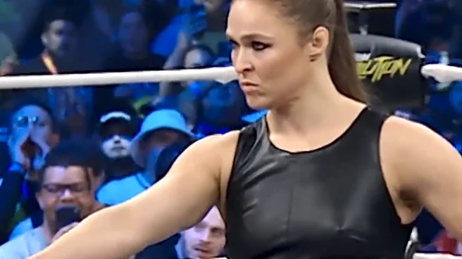Video: Ronda Rousey makes pro wrestling return at AEW Revolution