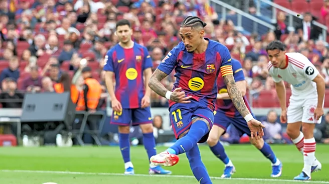 Barcelona’s Raphinha keeps goalkeepers guessing from the spot