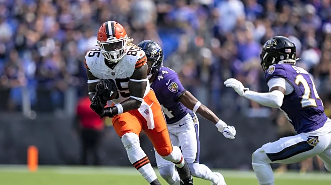 Former Browns TE David Njoku on a free agent visit with the enemy