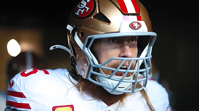 49ers TE George Kittle believes a previous injury led to his Achilles tear