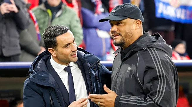 Atalanta coach Raffaele Palladino congratulates Bayern Munich on Champions League win