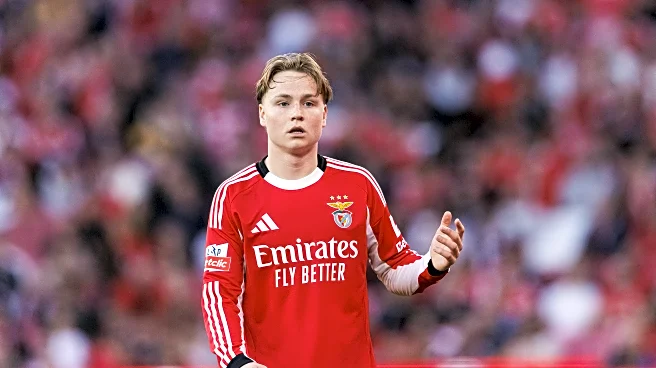 Benfica winger Andreas Schjelderup reacts to ‘fantastic’ Barcelona transfer talk