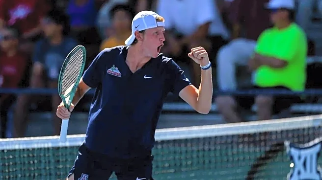 Arizona men’s tennis takes pole position of Big 12 race with win over No. 2 TCU