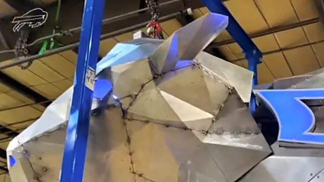 Buffalo Bills bison statues a controversial addition to Highmark Stadium