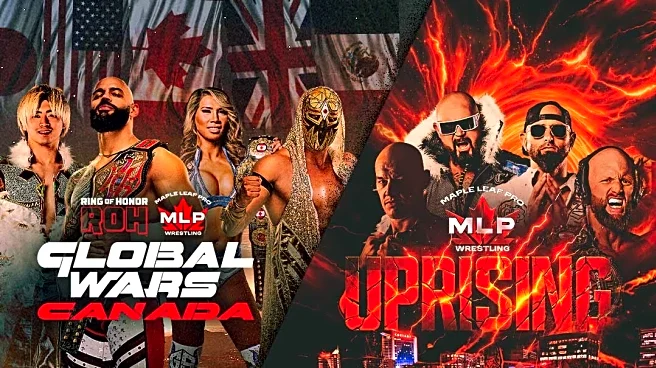 ROH x MLP Global Wars Canada card features Ricochet, Eddie Kingston, 5 title bouts, & more!