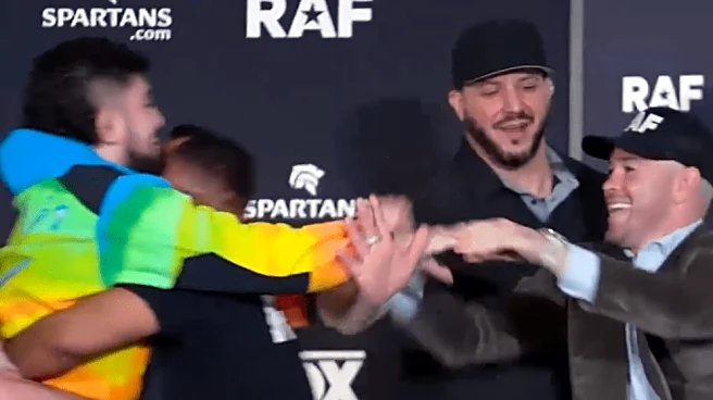 Video: Dillon Danis tries to fight Colby Covington at RAF 7 press conference