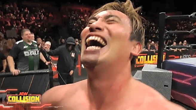 Okada steals win to retain AEW International Championship