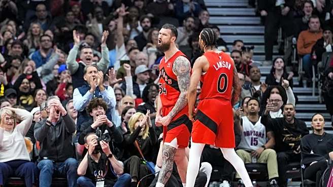 Shorthanded Toronto Raptors win in record breaking fashion