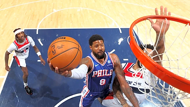 Paul George drops season-high 39 as Embiid-less Sixers take care of business vs. Wizards