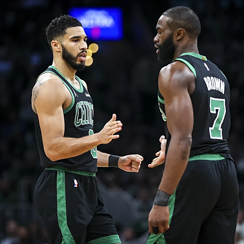 Celtics vs. Heat player grades: Brown scores 43, Tatum records triple-double in blowout over Miami