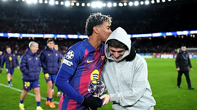 Lamine Yamal teases Gavi after returning to Barcelona