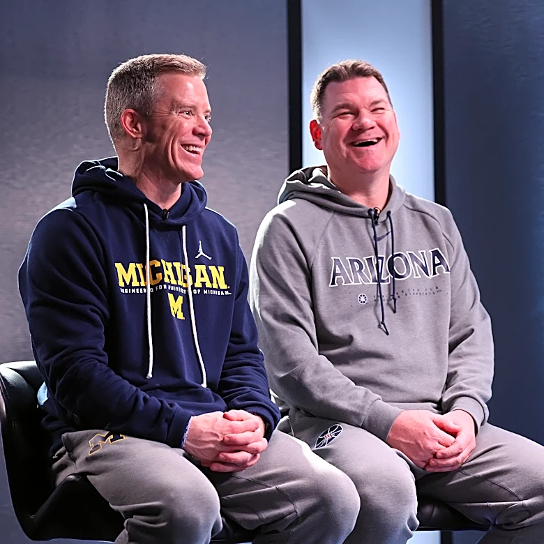 NCAA Final Four: What Arizona’s Tommy Lloyd, Michigan’s Dusty May said about semifinal matchup
