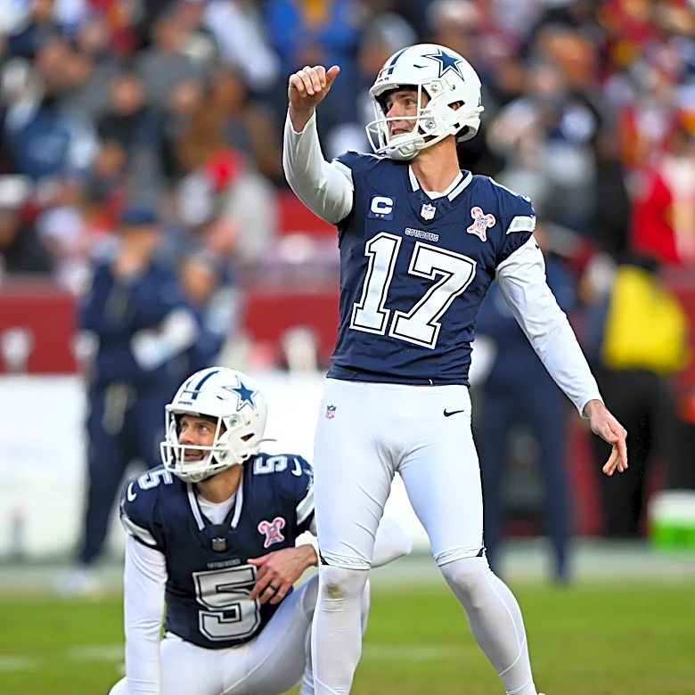 Cowboys are handling Brandon Aubrey very well