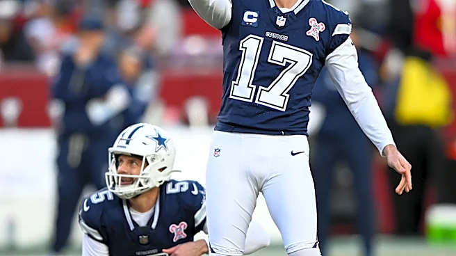 Cowboys are handling Brandon Aubrey very well