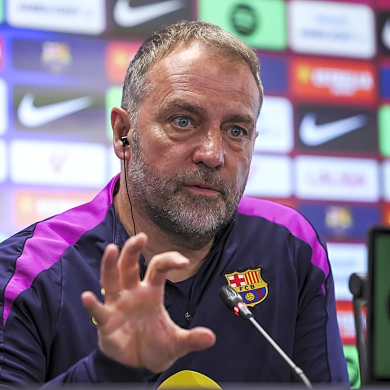 Hansi Flick sends message to Barcelona players about Atlético Madrid pitch before crunch La Liga clash