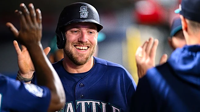 Mariners score three runs, two broken bats, beat Angels in extras