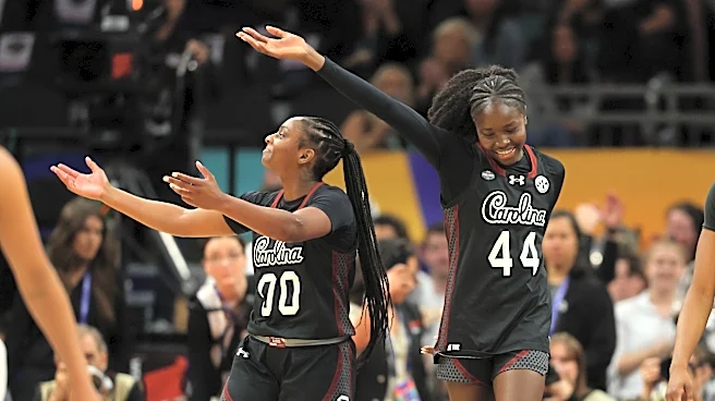 South Carolina shocks UConn and UCLA outlasts Texas, setting up a Gamecocks-Bruins national championship battle