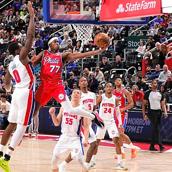 Sixers face East-leading Pistons to close penultimate back-to-back