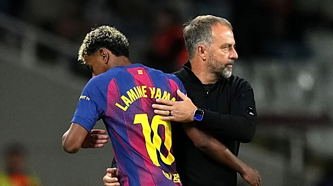 ‘He was a bit upset’ – Hansi Flick talks Lamine Yamal, Gerard Martin red card and injuries after Barcelona beat Atletico