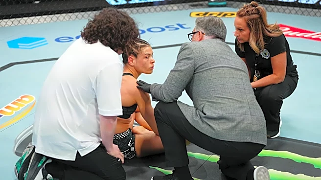 Video: ‘Prelims’ fighter suffers controversial knockout from illegal soccer kick, fight still continues | UFC Vegas 115