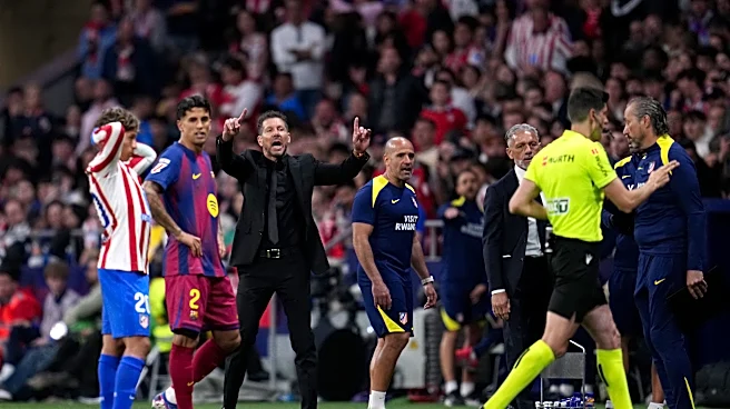 Diego Simeone points to refereeing mistake after Barcelona defeat