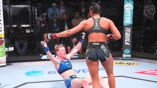 Highlights! 20-year-old ‘Golden Girl’ Alice Pereira delivers incredible knee knockout | UFC Vegas 115