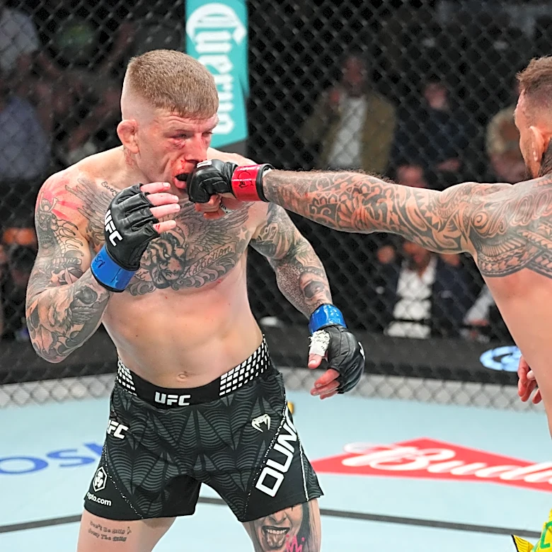 UFC Vegas 115 results: Renato Moicano batters, strangles Chris Duncan in bloody victory