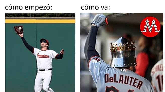 Los dos comienzos de Chase DeLauter no podrían ser más diferentes