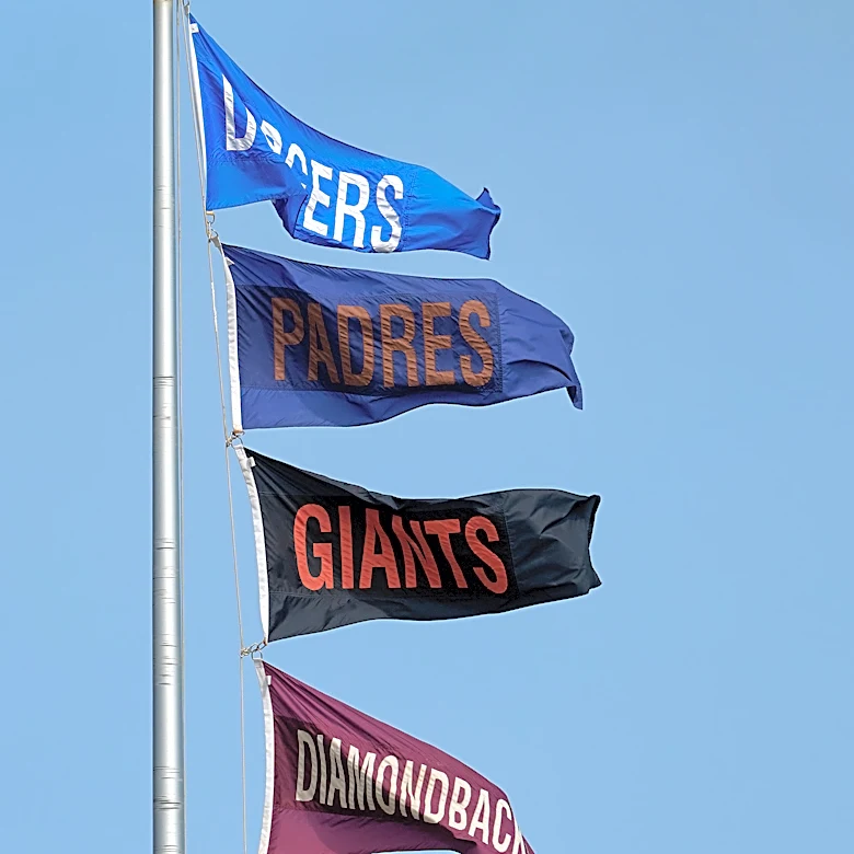Are the Giants playing for 2nd or 3rd place in the NL West?