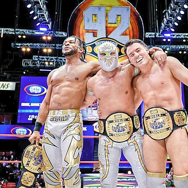 Mistico leads AEW trios champions to take down Callis Family in CMLL