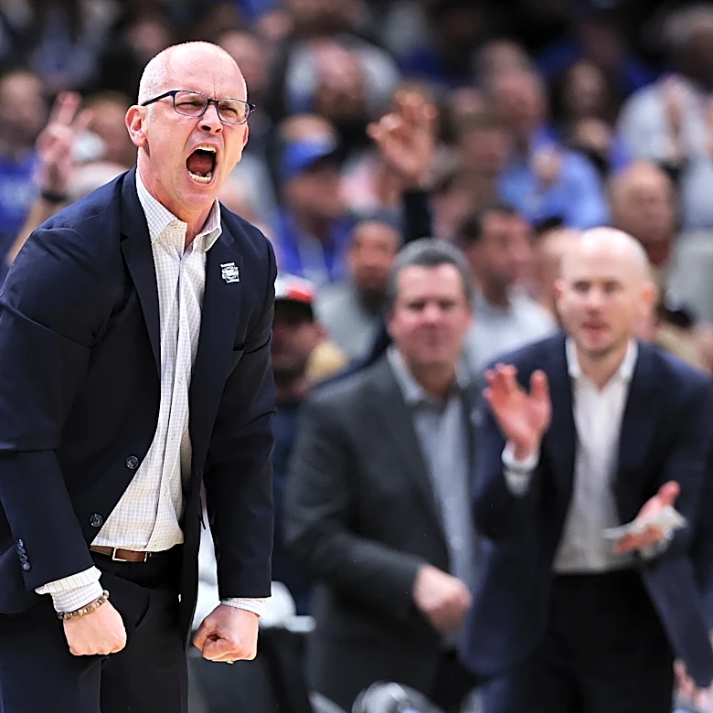 UConn HC Dan Hurley highly complimentary of Dusty May, Michigan Basketball