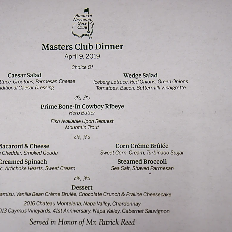 What would be on your Master’s Menu?