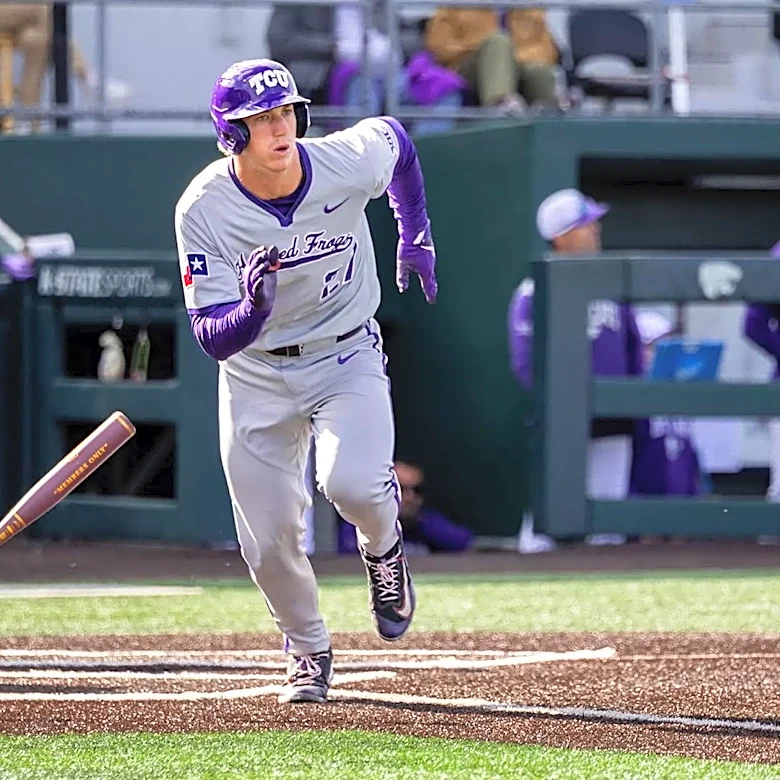 Baseball: Zack James throws 8-inning shutout as TCU wins Big 12 series against Kansas State