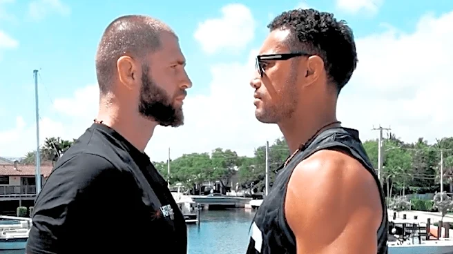 Jiri fans are awfully quiet after this UFC 327 staredown with enormous Carlos Ulberg (Video)