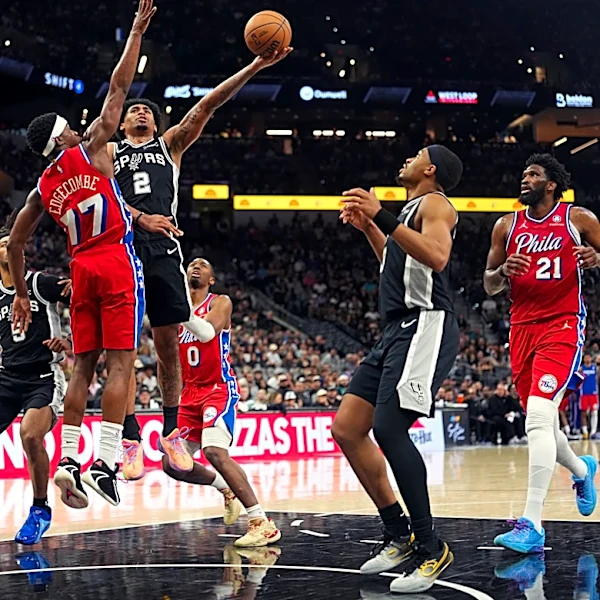 San Antonio vs. Philadelphia, Final Score: Spurs lose Wemby but endure over 76ers, 115-102