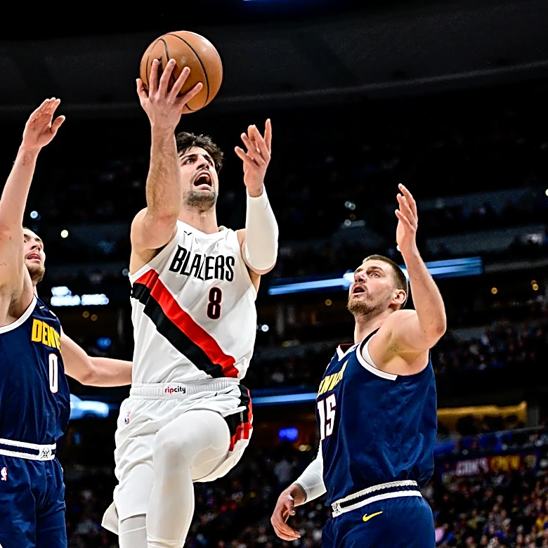 Trail Blazers Set Three-Point Record, Still Fall to Nuggets in OT