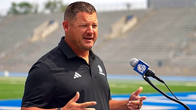 Rutgers Football Rush Ends Coach Joe Woodley Hosts Spring Practice Press Conference