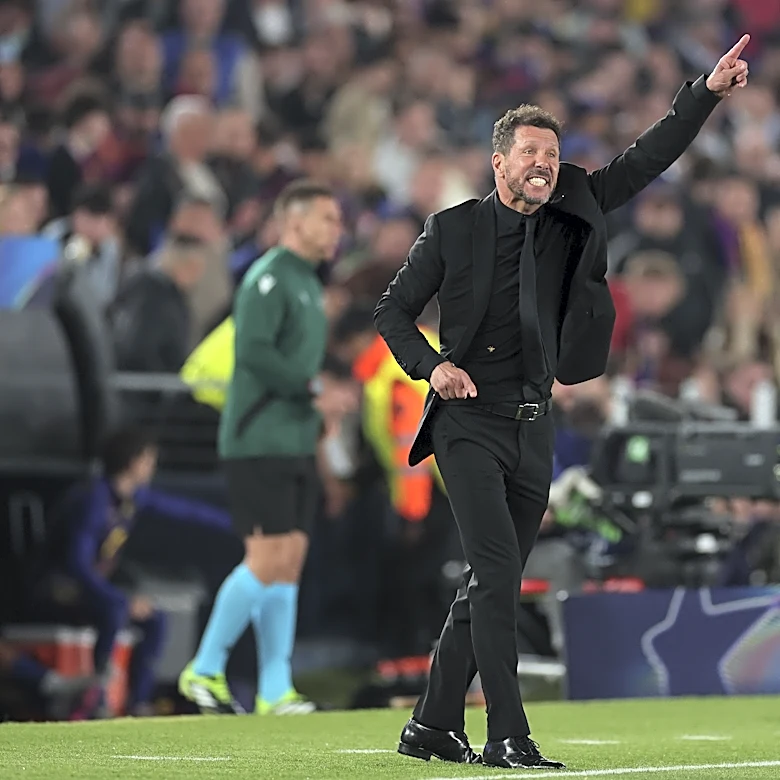 Diego Simeone praises Atlético’s cutting edge to beat Barcelona