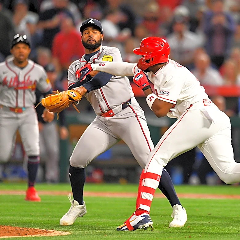 Braves at Angels series recap: Throwing hands, hitting dingers, winning ballgames