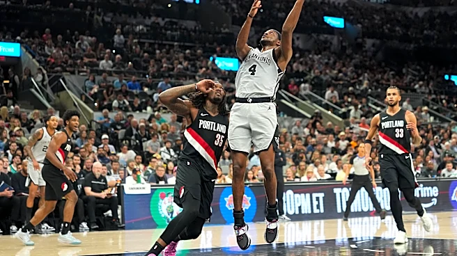 Highlights: Shorthanded Spurs handle Blazers behind six double-figure scorers