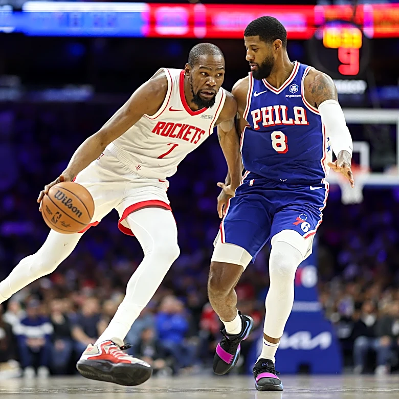 Rockets take on the Sixers in Toyota Center