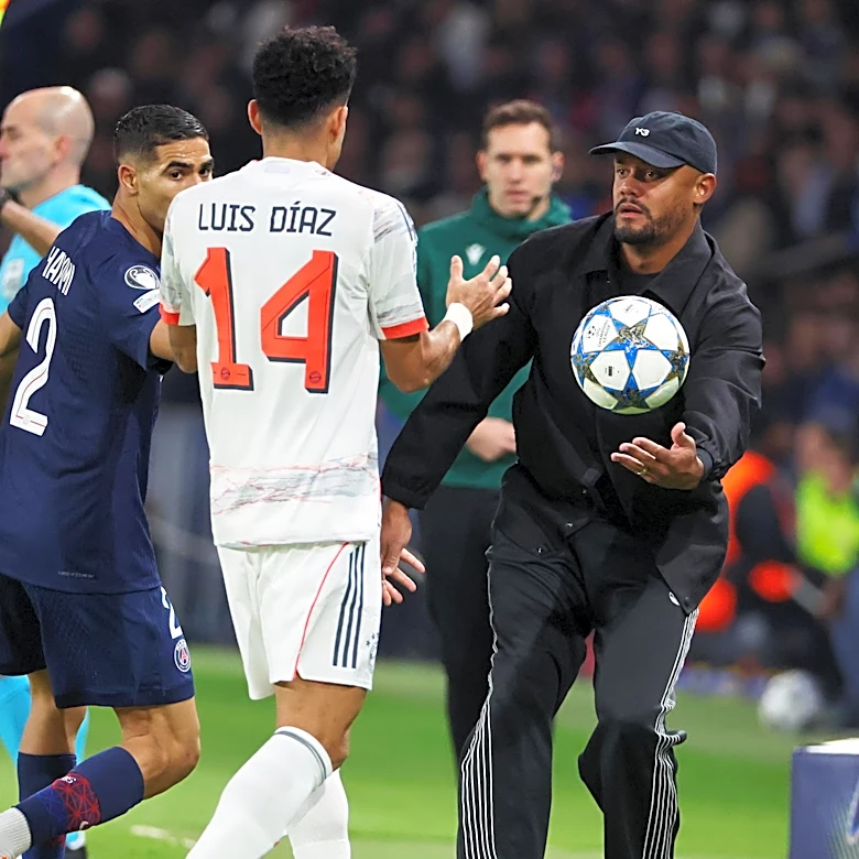 Vincent Kompany tips his cap to Bayern Munich for signing Luis Díaz
