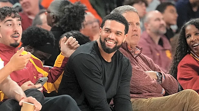 Caleb Williams Works Out With Bears Teammates At USC