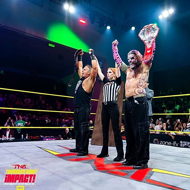 The Hardys win tables match to retain TNA tag titles