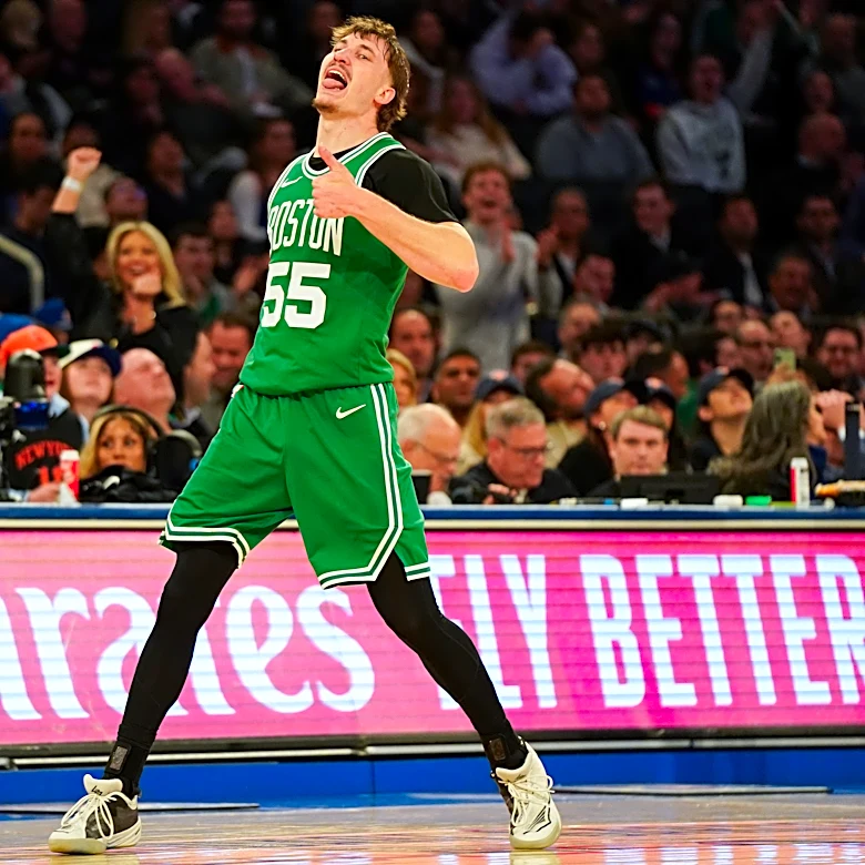 Baylor Scheierman ready to answer any call for Celtics despite playoff uncertainty