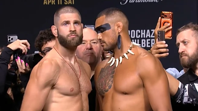 Staredowns! Watch Jiri Prochazka snub Carlos Ulberg during intense final faceoff | UFC 327