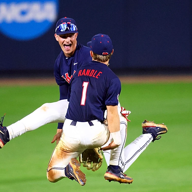 Rebels slug its way past LSU on Friday, 6-3