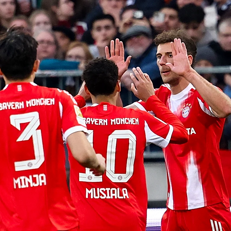 Leon Goretzka was unaware he scored Bayern Munich’s record breaking goal