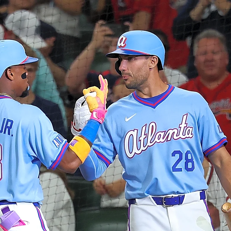 Braves lineup with a Harris-less twist against Messick and the Guardians